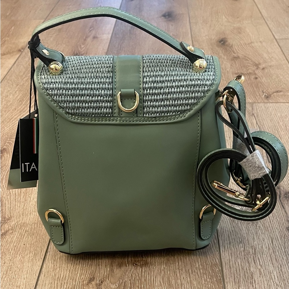 Viola Castellani Raffia Flap Backpack - Picture 5 of 9